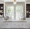 Modern Gold Ceiling Light Fixture Flush Mount Globe Glass
